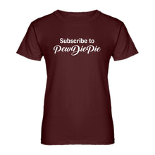 Womens Subscribe to PewDiePie Ladies' T-shirt