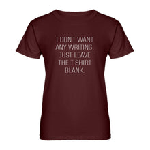 Womens Leave the Tshirt Blank Ladies' T-shirt