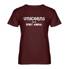 Womens Unicorns are my Spirit Animal Ladies' T-shirt