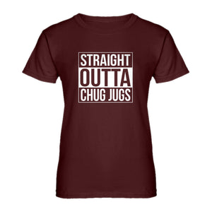 Womens Straight Outta Chug Jugs Ladies' T-shirt