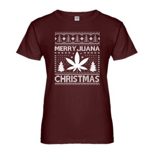 Womens MerryJuana Christmas Ladies' T-shirt