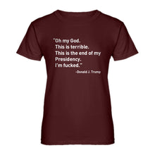 Womens This is the End of my Presidency Ladies' T-shirt