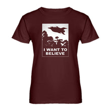 Womens I Want to Believe Planet Express Ladies' T-shirt