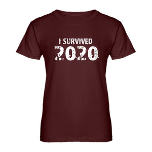 Womens I Survived 2020 Ladies' T-shirt