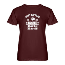 Womens What Happens on the Route Stays on the Route Ladies' T-shirt
