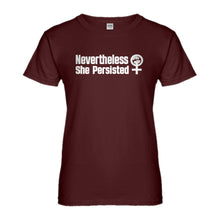 Womens She Persisted Bold Ladies' T-shirt