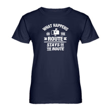 Womens What Happens on the Route Stays on the Route Ladies' T-shirt