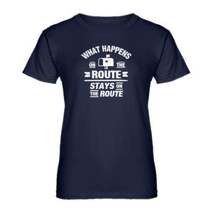 Womens What Happens on the Route Stays on the Route Ladies' T-shirt