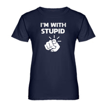 Womens I'm With Stupid You Ladies' T-shirt