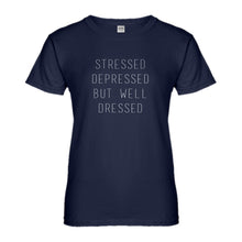 Womens Stressed Depressed Ladies' T-shirt