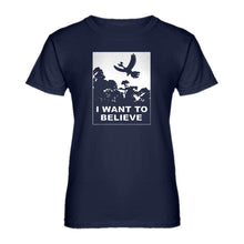 Womens I Want to Believe Kanto Sighting Ladies' T-shirt