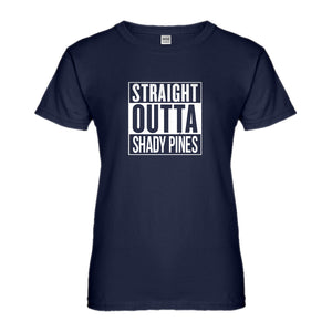 Womens Straight Outta Shady Pines Ladies' T-shirt