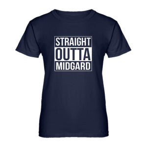 Womens Straight Outta Midgard Ladies' T-shirt