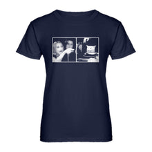 Womens Woman Yelling at Cat Meme Ladies' T-shirt