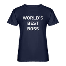 Womens World's Best Boss Ladies' T-shirt