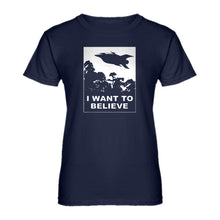 Womens I Want to Believe Planet Express Ladies' T-shirt