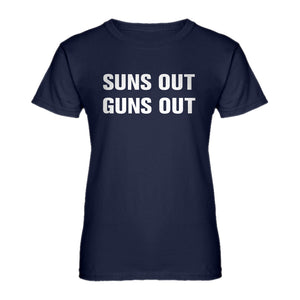 Womens Suns Out Guns Out Ladies' T-shirt