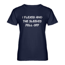 Womens I Flexed and the Sleeves Fell Off Ladies' T-shirt