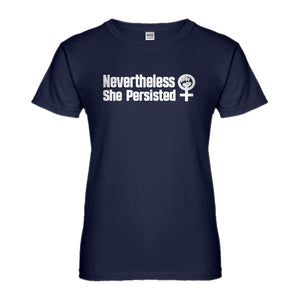 Womens She Persisted Bold Ladies' T-shirt
