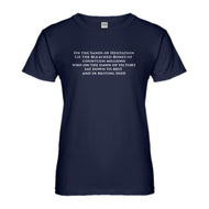 Womens On the Sands of Hesitation Ladies' T-shirt