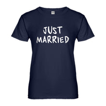 Womens Just Married Ladies' T-shirt