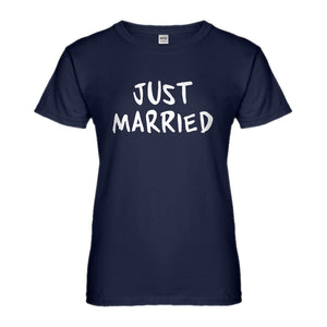 Womens Just Married Ladies' T-shirt