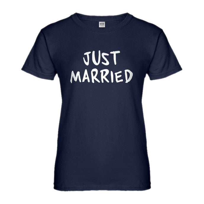 Womens Just Married Ladies' T-shirt