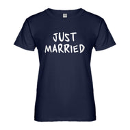 Womens Just Married Ladies' T-shirt
