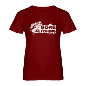Womens Gone Fishin Ladies' T-shirt