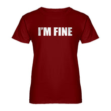 Womens I'm Fine Ladies' T-shirt