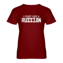 Womens I Fight Like a Russian Ladies' T-shirt