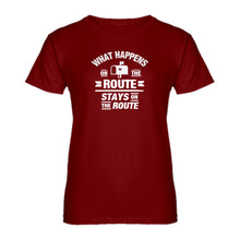 Womens What Happens on the Route Stays on the Route Ladies' T-shirt