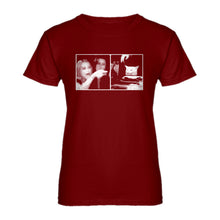 Womens Woman Yelling at Cat Meme Ladies' T-shirt