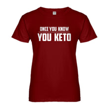 Womens Once You Know, You Keto Ladies' T-shirt
