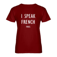 Womens I Speak French Fries Ladies' T-shirt