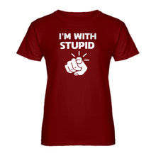 Womens I'm With Stupid You Ladies' T-shirt