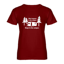 Womens What Happens in the Camper Ladies' T-shirt