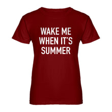 Womens Wake me When its Summer Ladies' T-shirt