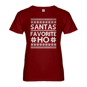 Womens Santas Favorite Ho Ladies' T-shirt