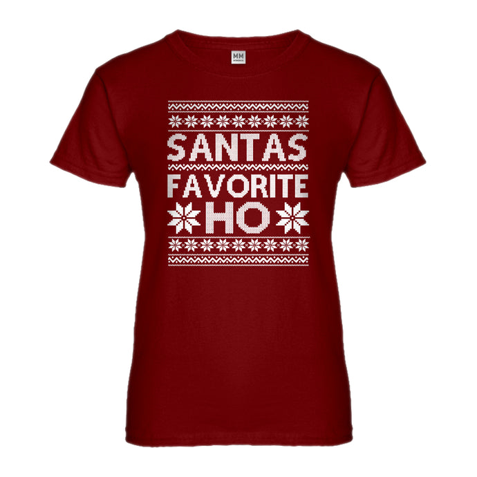 Womens Santas Favorite Ho Ladies' T-shirt