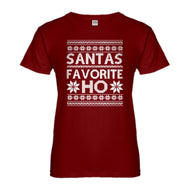 Womens Santas Favorite Ho Ladies' T-shirt