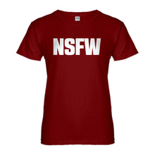 Womens Not Safe for Work Ladies' T-shirt