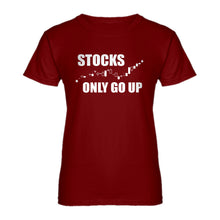 Womens STOCKS ONLY GO UP Ladies' T-shirt