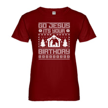 Womens Go Jesus Its Your Birthday Ladies' T-shirt