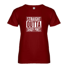 Womens Straight Outta Shady Pines Ladies' T-shirt
