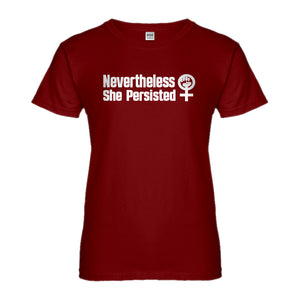 Womens She Persisted Bold Ladies' T-shirt