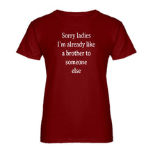 Womens Sorry ladies Ladies' T-shirt