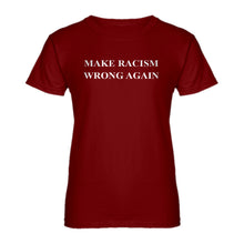 Womens Make Racism Wrong Again Ladies' T-shirt