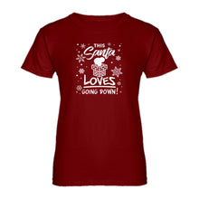 Womens This Santa Loves Going Down Ladies' T-shirt