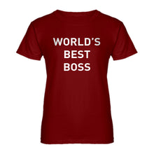 Womens World's Best Boss Ladies' T-shirt